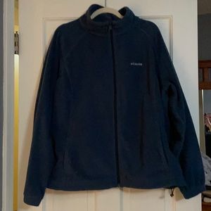 Blue Columbia 3X Fleece Jacket